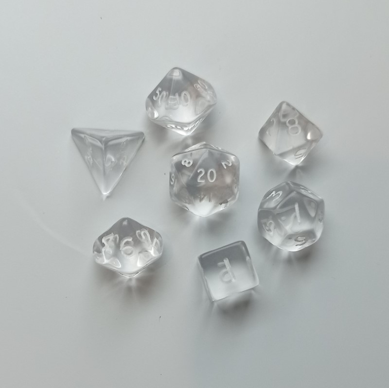 Gem Clear Mini Polydice Set